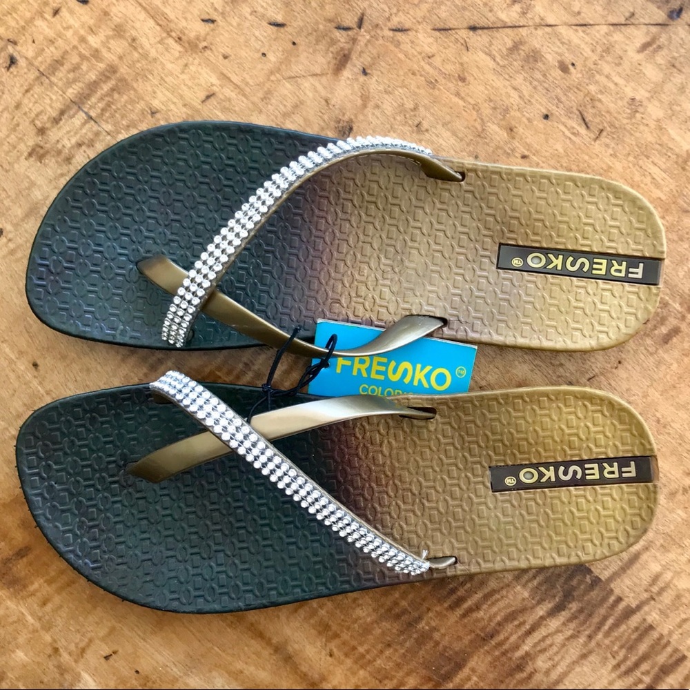 Fresko flip flops women’s NEW with tags size 8